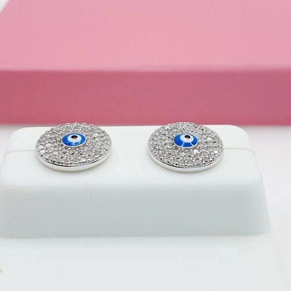 "925 Sterling Silver Cubic Zirconia Earrings, U19254552 - Picture 9 of 9